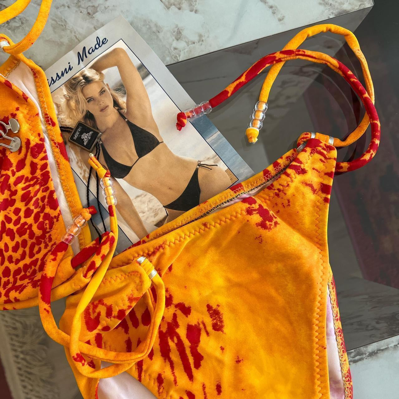 Vintage abstract animal print set